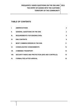 preguntas frecuentes sobre la ens y la entrada de