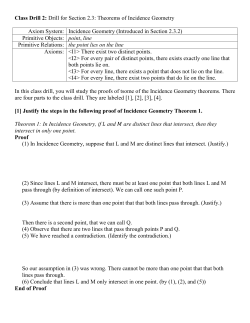 Spring 2007 Math 330A Notes, Version 3