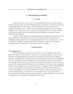 The Judicial System