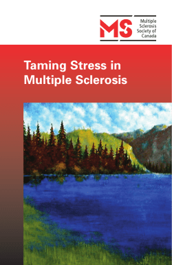 Taming Stress in Multiple Sclerosis