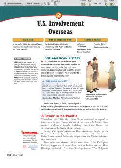 US Involvement Overseas