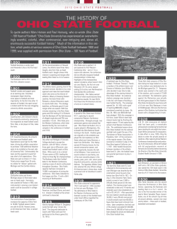 history of Ohio State football
