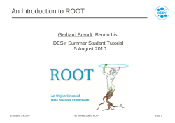 ROOT Introduction