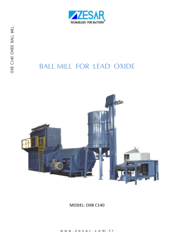 BALL MILL FOR LEAD OXIDE