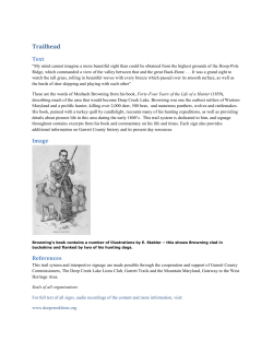 Trailhead - Deep Creek Lake Lions Club