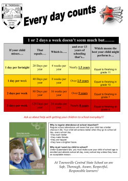 every-day-counts-chart - Townsville Central State School