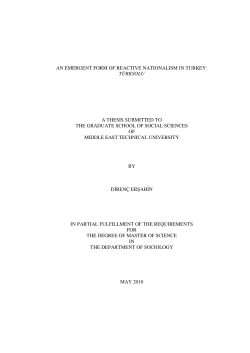 an emergent form of reactive nationalism in turkey