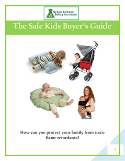 The Safe Kids Buyer`s Guide - Green Science Policy Institute