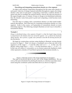 Nonuniform density Handout