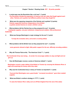 Chapter 7 Section 1 Reading Guide KEY 20