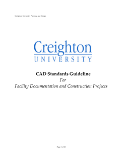 CAD standards - Creighton University