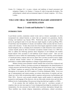 Interpreting eyewitness accounts of volcanic eruptions through the