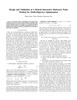 Design and Validation of a Hybrid Interactive Reference Point