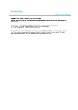 Causes for unintentional childlessness