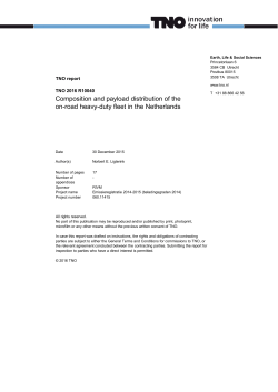 Composition and payload distribution of the on