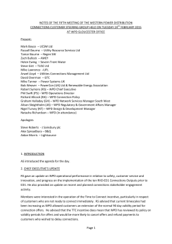CCSG Feb 2015 Minutes - Western Power Distribution