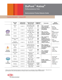 Semiconductor Product Selector Guide