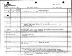 President`s Daily Diary, April 1, 1967