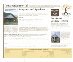 Brochure - RootsWeb