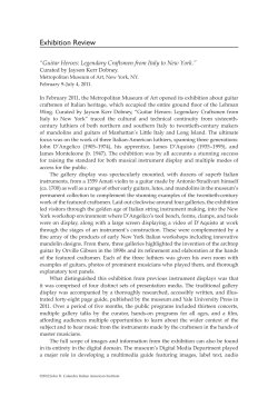 Legendary Craftsmen from Italy to New York