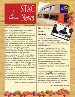 Issue 6 - St Thomas The Apostle College