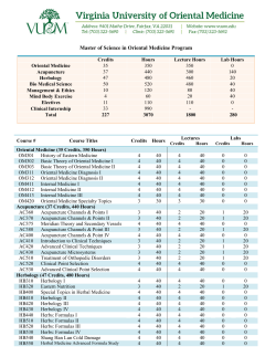 MSOM Curriculum