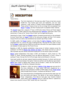 South Central Region: Texas