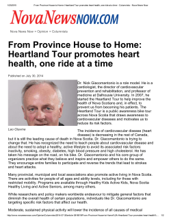 Heartland Tour promotes heart health, one ride at a time
