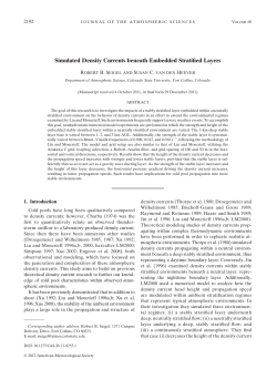 Simulated Density Currents beneath Embedded Stratified Layers