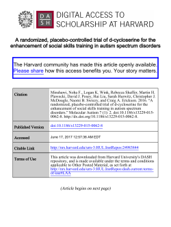 A randomized, placebo-controlled trial of d