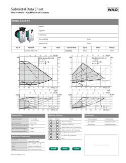 2x3-40 Submittal Data Sheet