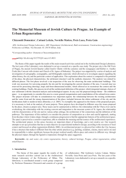 this PDF file - Journal of Sustainable Architecture and