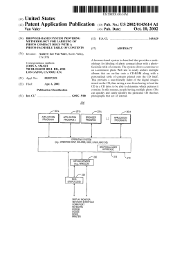 Browser-based system providing methodology for labeling of photo