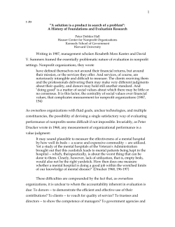 1 "A solution is a product in search of a problem": A History of