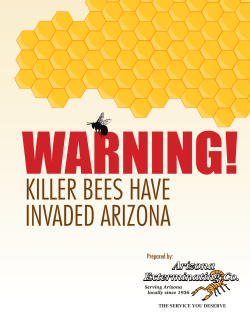Prepared by - Arizona Exterminating Co.