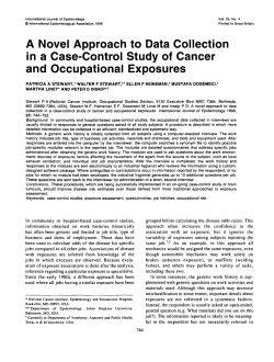 A Novel Approach to Data Collection in a Case