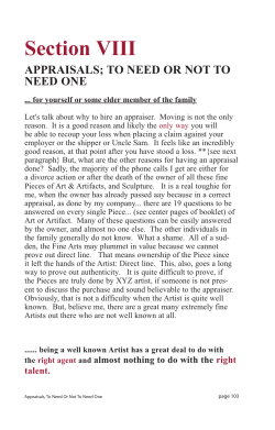 Read Chapter 8 from my book "Well Hung Art"
