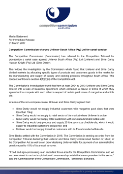 Read more - Competition Commission