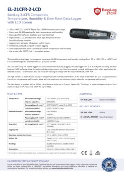 EL-21CFR-2-LCD - RS Components International