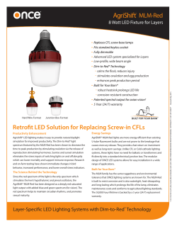 MLM-Red Retrofit LED Solution for Replacing Screw