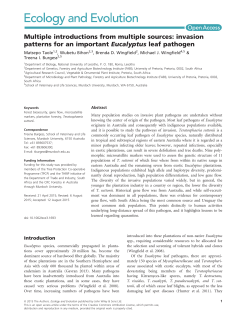 Multiple introductions from multiple sources: invasion patterns