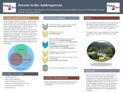 Forestry Pathways Minor Draft