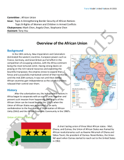 Overview of the African Union
