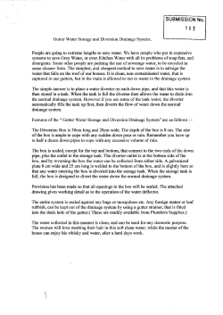 Gutter Water Storage and Diversion Drainage System.. People are