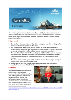Sorry Day - Reconciliation Australia