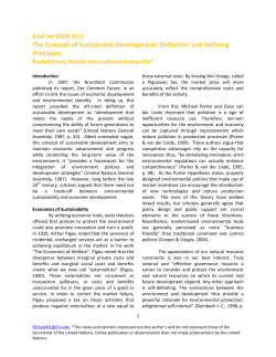 Brief for GSDR 2015 The Concept of Sustainable