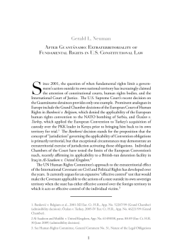Gerald L. Neuman After Guant&aacute;namo