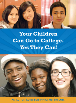 Your Children Can Go to College. Yes They Can!