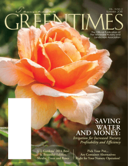 SavinG WaTER and MonEy: