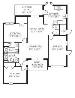 BATH MASTER BATH KITCHEN 14`9&rdquo; X 11`6&rdquo; LIVING ROOM 13`2&rdquo; X